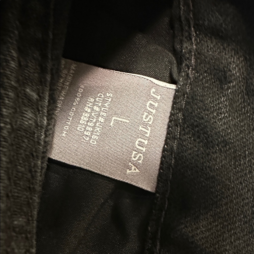 Black Denim Skirt - Picture 4 of 6